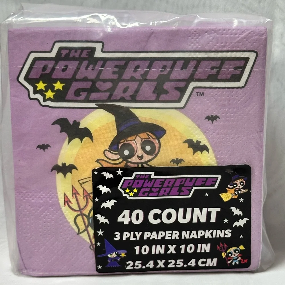 Powderpuff Girls Purple Party Napkins
